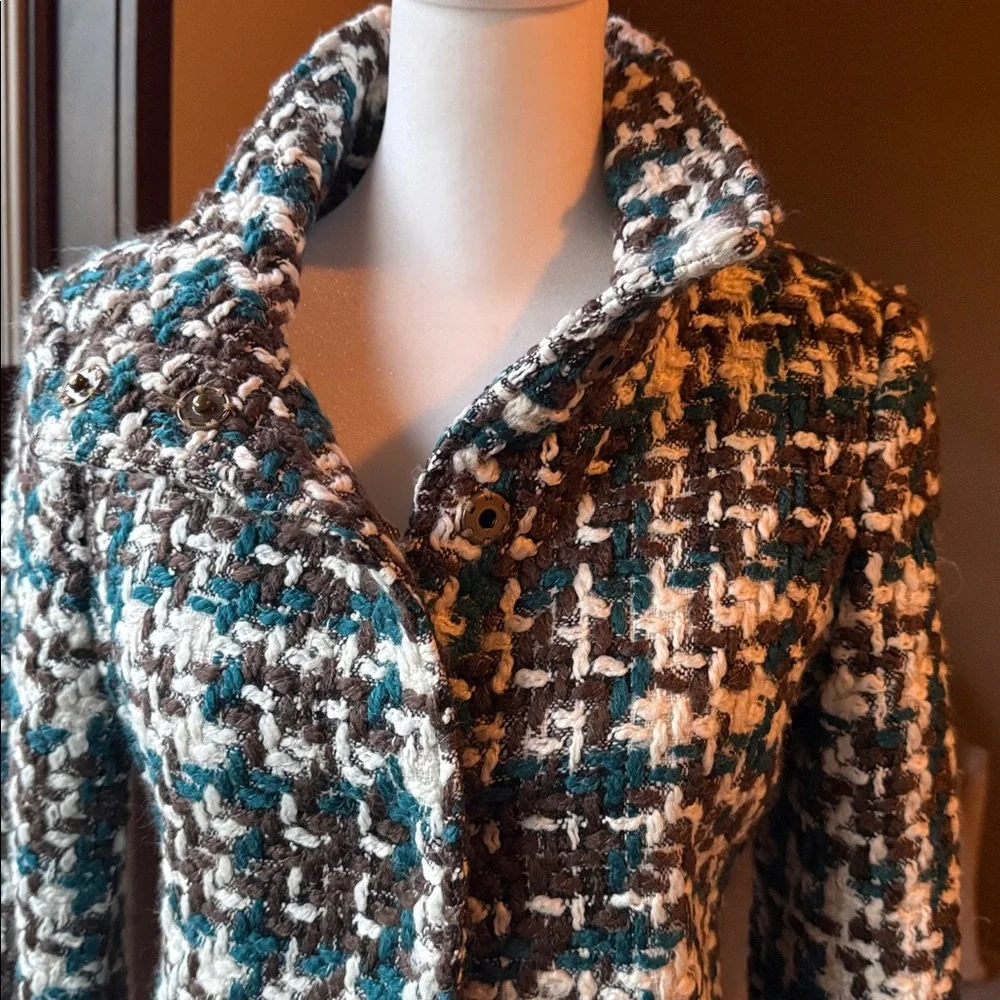 Arden B Textured Wool Blend Coat - Picture 2 of 8